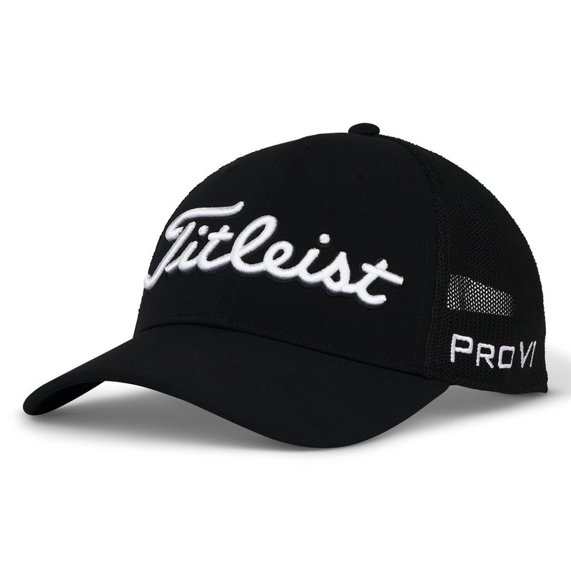 Titleist Tour Mesh men's cap, black/white