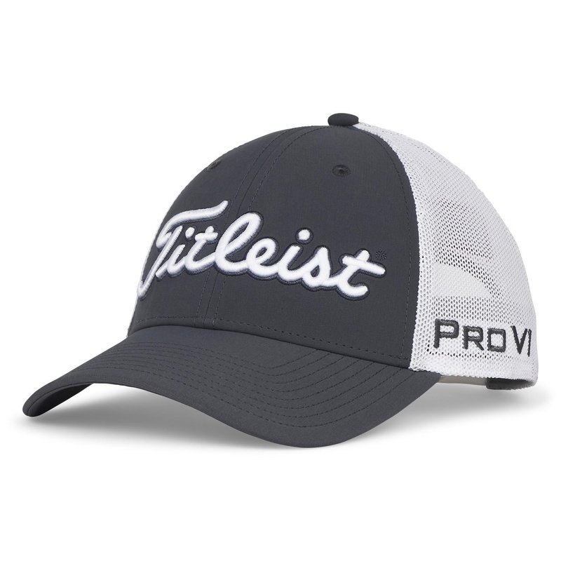 Titleist Tour Mesh men's cap, charcoal/white