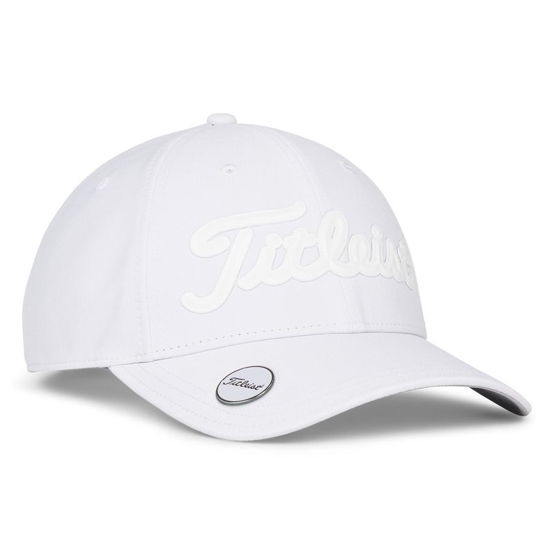 Titleist Players Ball Marker men's cap, white/white