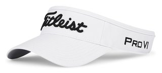 Titleist Tour Performance men's visor, white/black