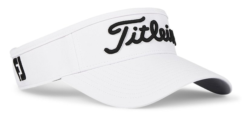 Titleist Tour Performance men's visor, white/black