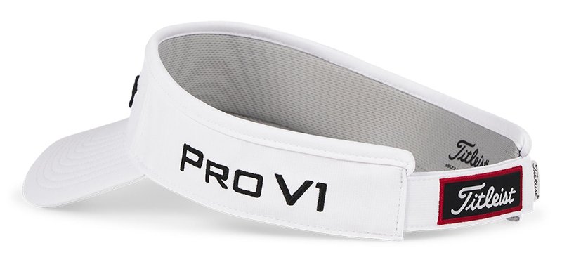 Titleist Tour Performance men's visor, white/black