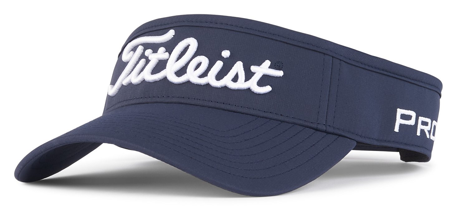 Titleist Tour Performance men's visor, navy/white
