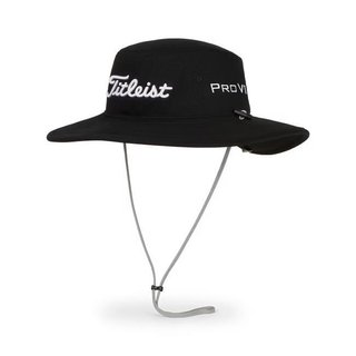 Titleist Tour Aussie men's bucket hat, black/white