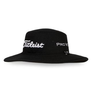 Titleist Tour Aussie men's bucket hat, black/white