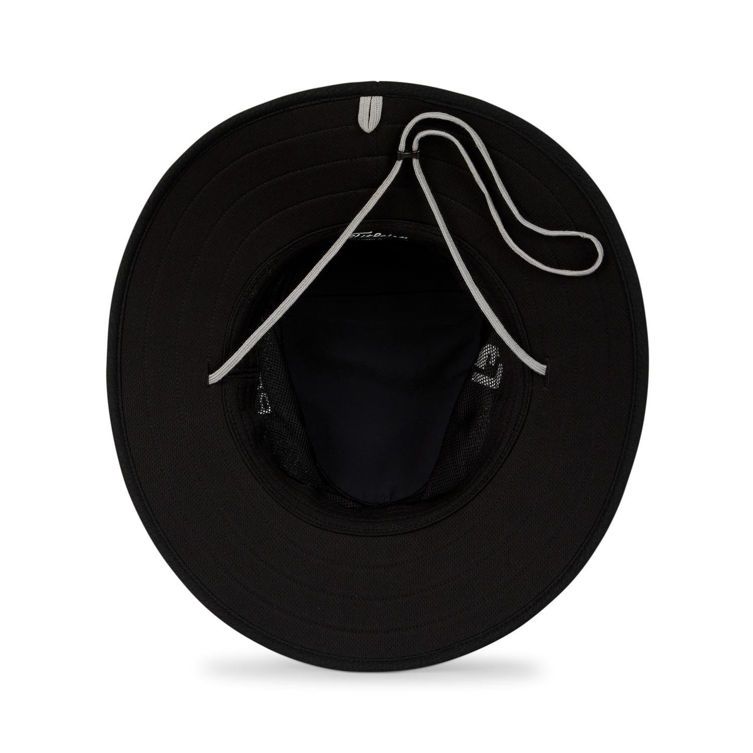 Titleist Tour Aussie men's bucket hat, black/white