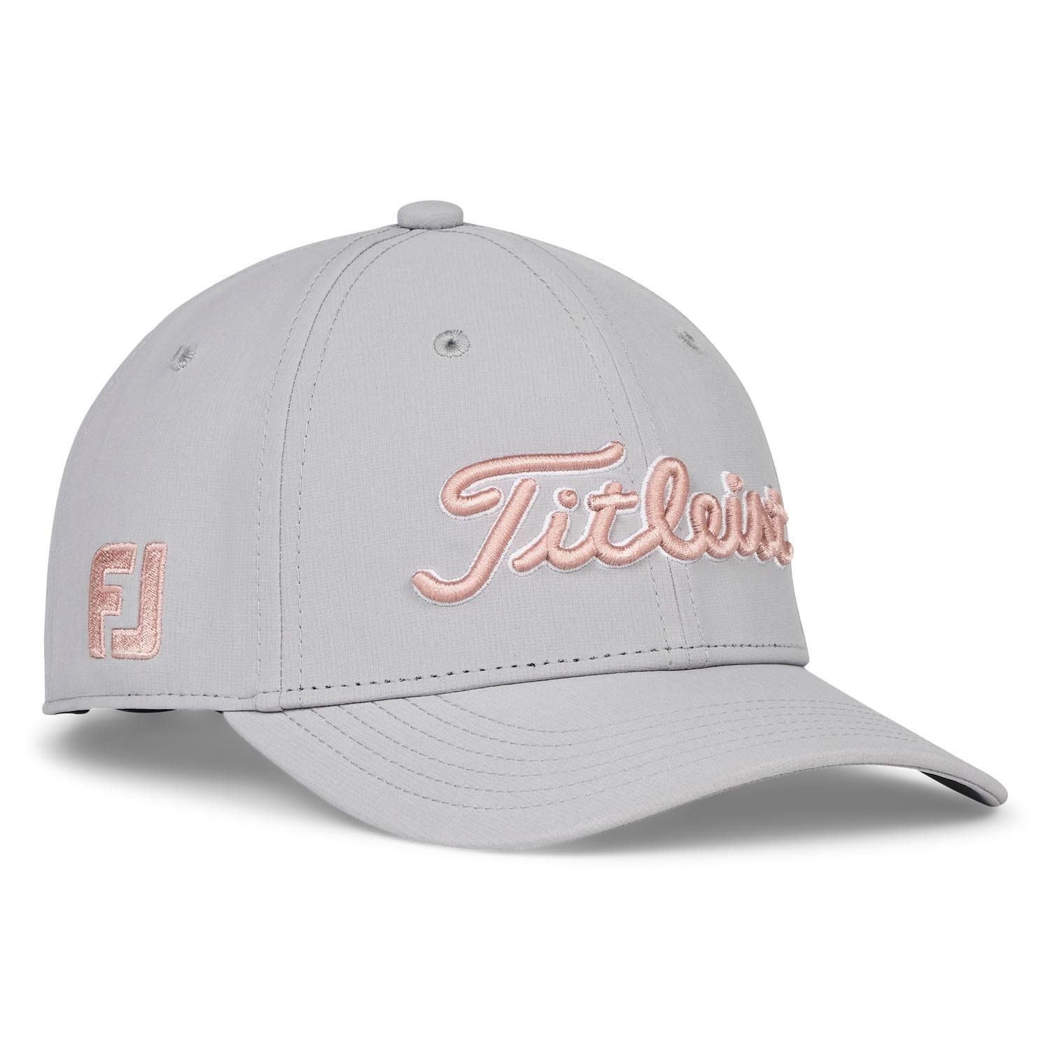 Titleist Junior Tour Performance junior cap, grey/soft pink