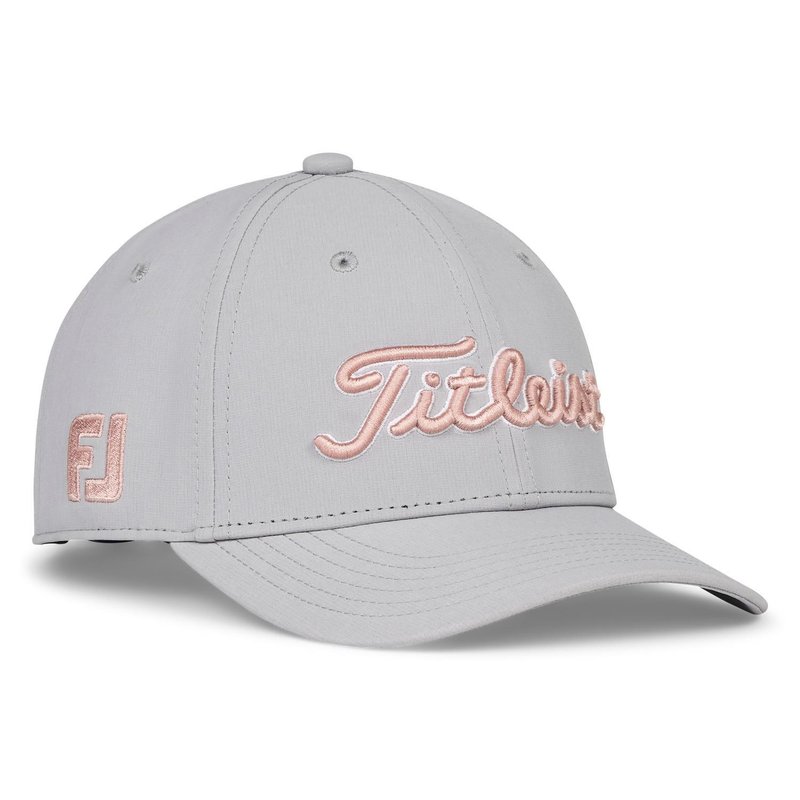 Titleist Junior Tour Performance junior cap, grey/soft pink
