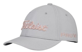 Titleist Junior Tour Performance junior cap, grey/soft pink