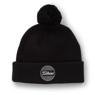 Titleist Boardwalk Pom Pom winter hat, black