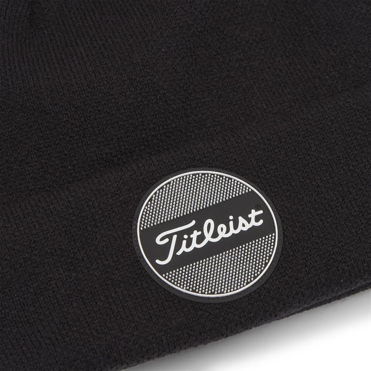 Titleist Boardwalk Pom Pom winter hat, black