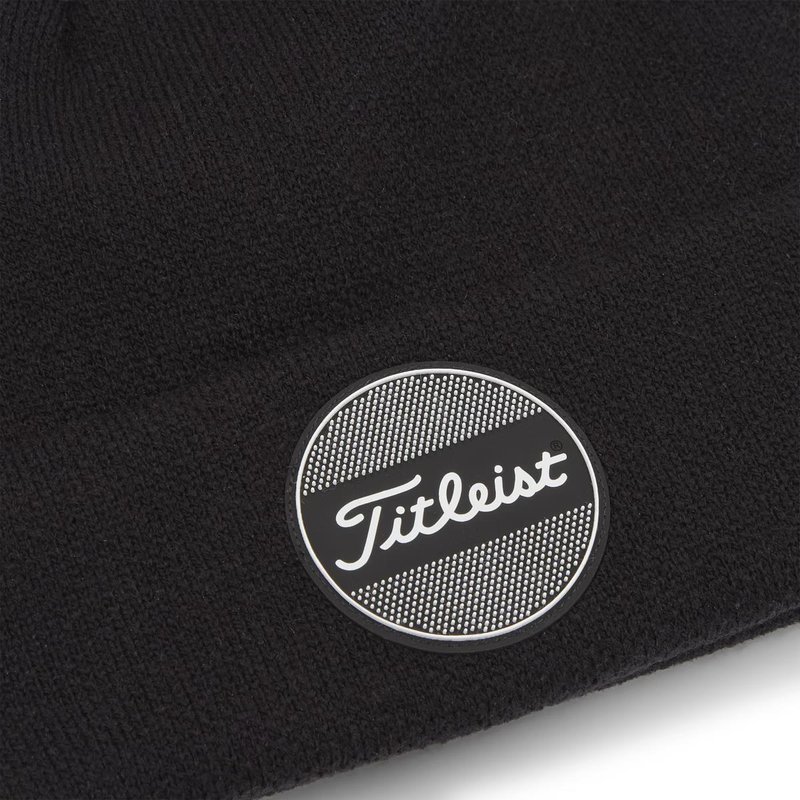 Titleist Boardwalk Pom Pom winter hat, black