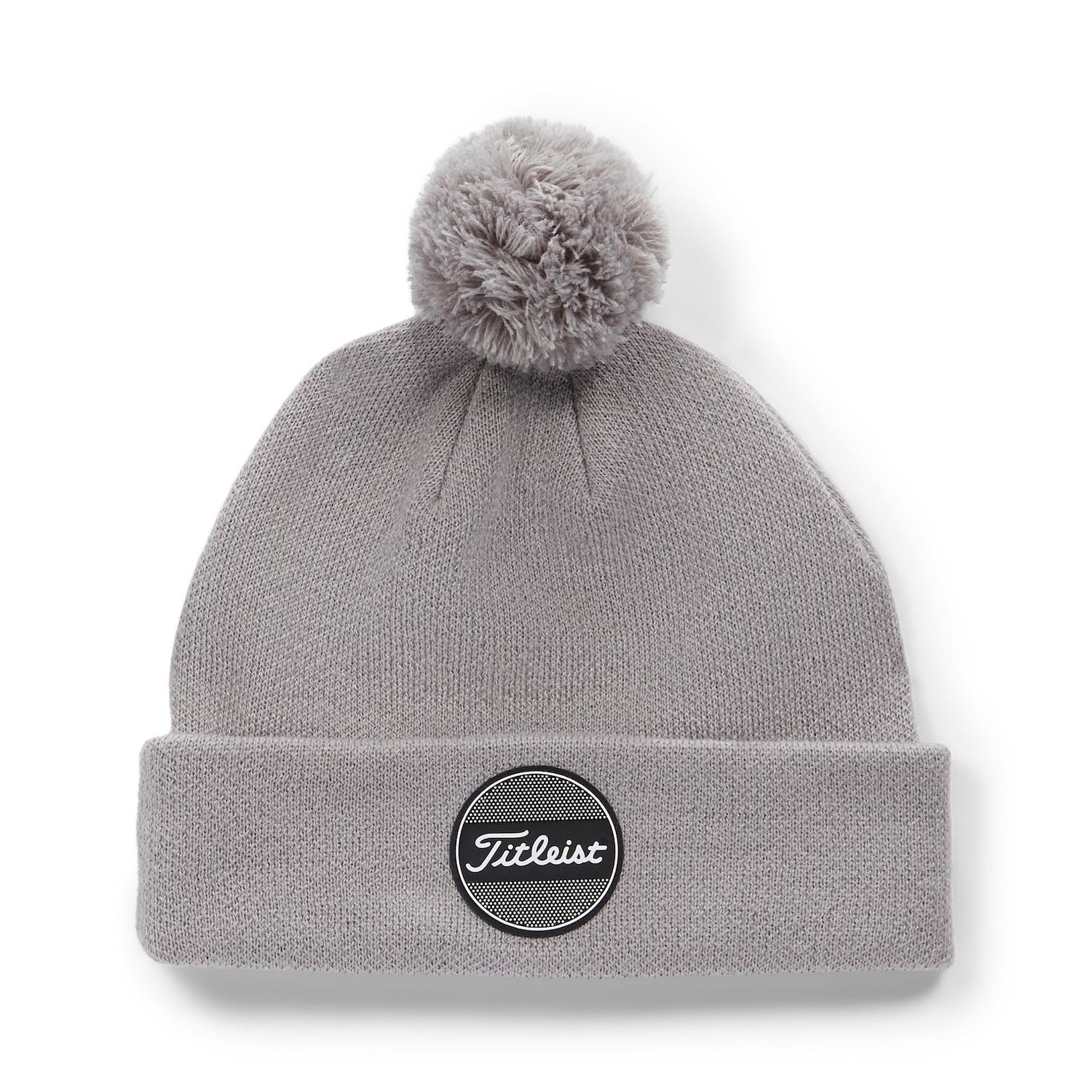 Titleist Boardwalk Pom Pom men's winter hat, grey