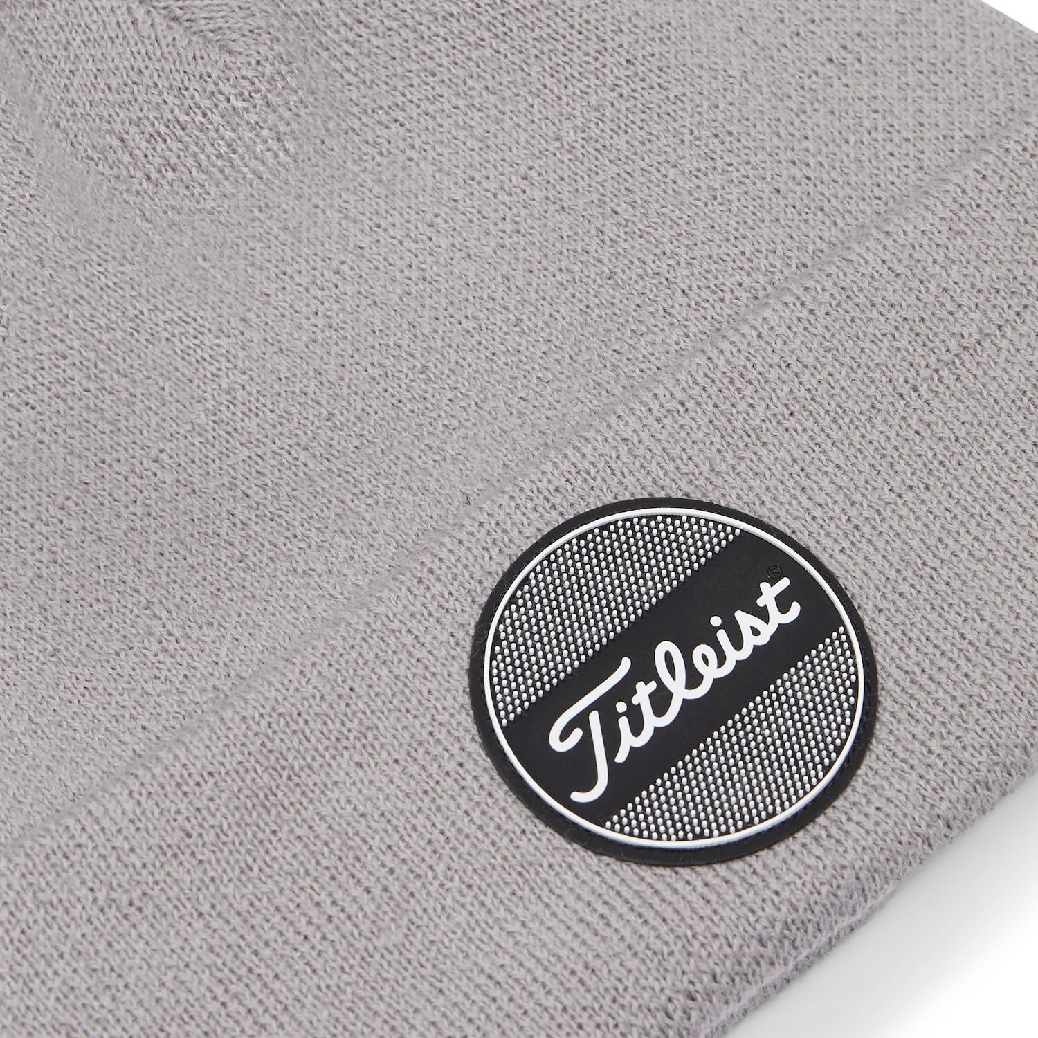 Titleist Boardwalk Pom Pom men's winter hat, grey
