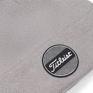 Titleist Boardwalk Pom Pom men's winter hat, grey