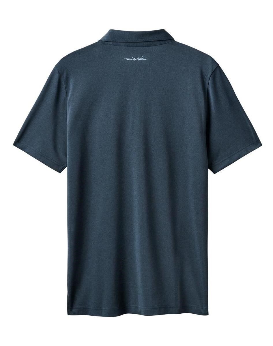 Travis Mathew Good Good Acropolis men's polo, mood indigo/vintage indigo