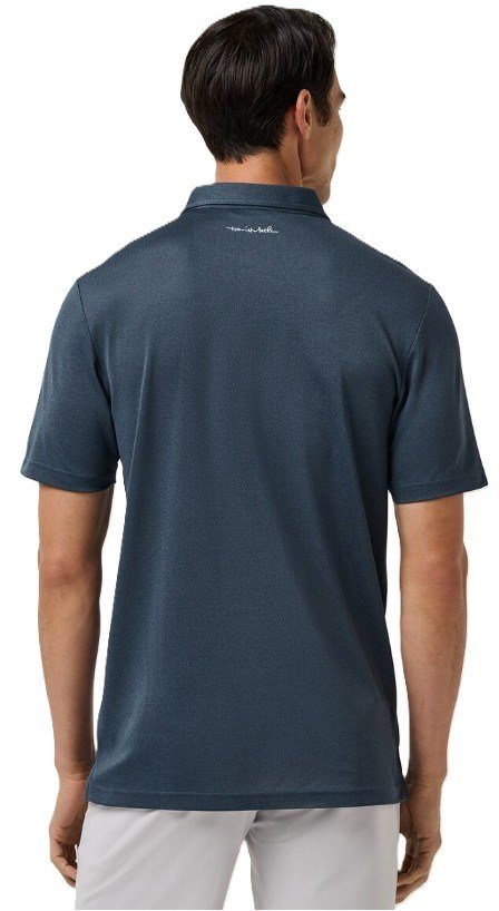 Travis Mathew Good Good Acropolis men's polo, mood indigo/vintage indigo