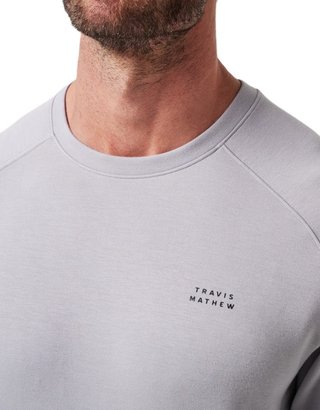 Travis Mathew Return Trip men's crew, sleet