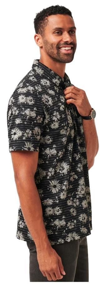 Travis Mathew Shaved Grove men's polo, black
