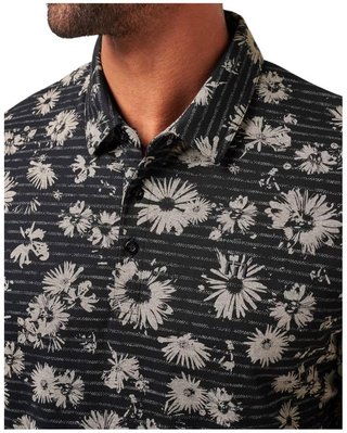 Travis Mathew Shaved Grove men's polo, black