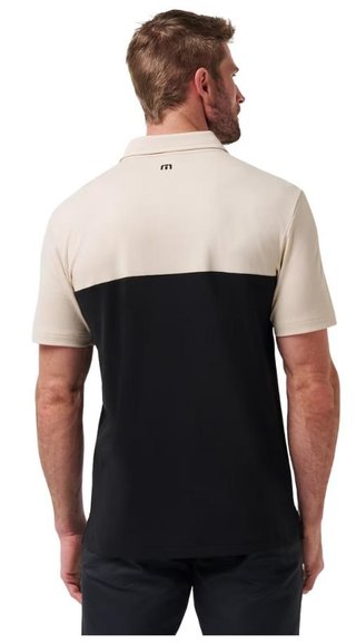 Travis Mathew Hang Glide men's polo, italian sand
