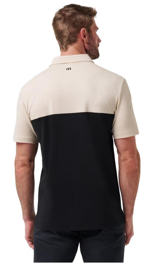 Travis Mathew Hang Glide men's polo, italian sand
