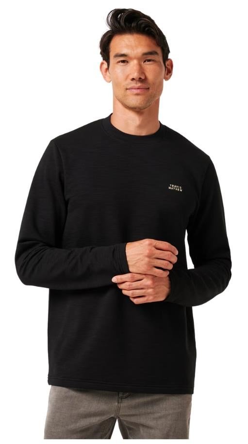Travis Mathew Man About Town men's sweatshirt, black