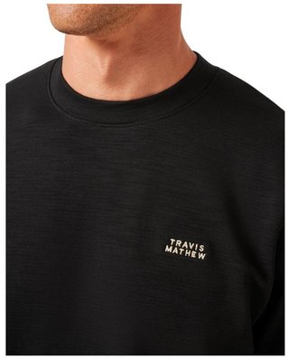 Travis Mathew Man About Town men's sweatshirt, black