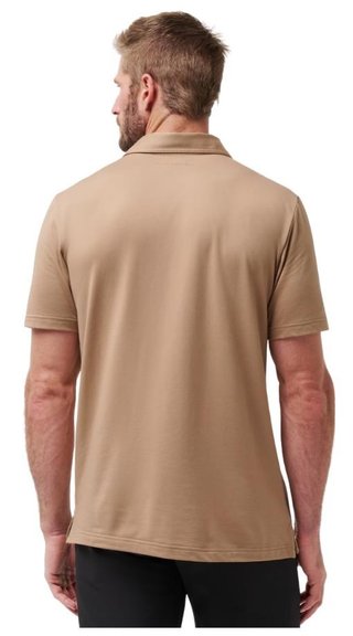 Travis Mathew Featherweight men's polo, portabella