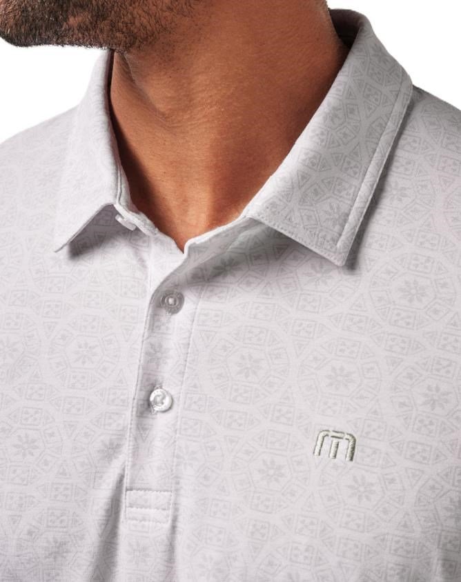 Travis Mathew Free Passage men's polo, white