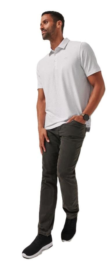 Travis Mathew Free Passage men's polo, white