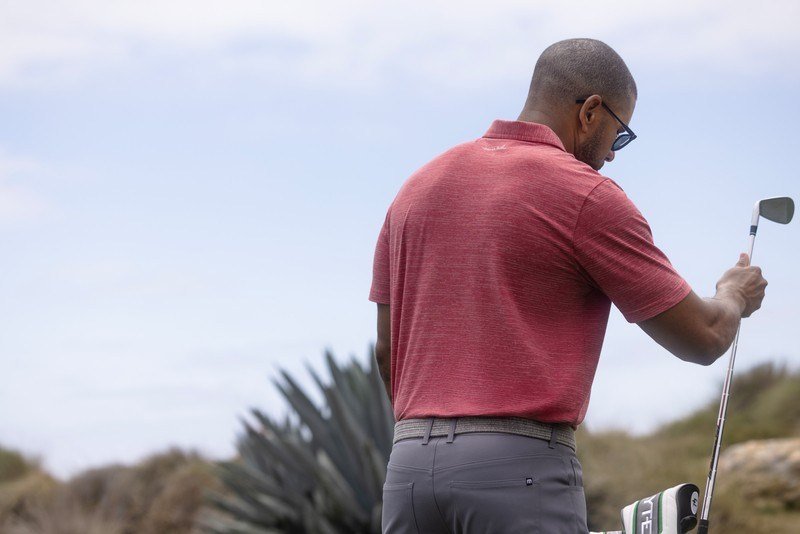 Travis Mathew POPSICLE belt, heather quiet shade