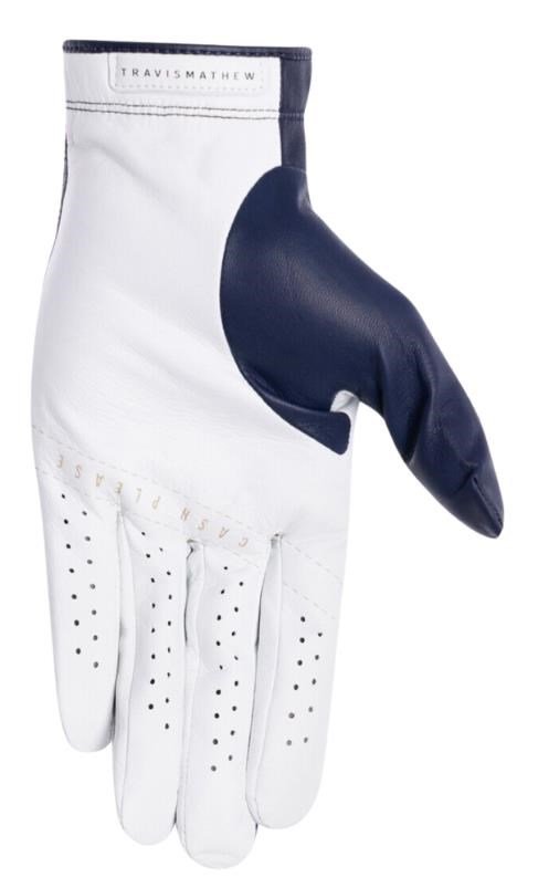 Travis Mathew Between The Lines 2.0 mens golf glove, blue