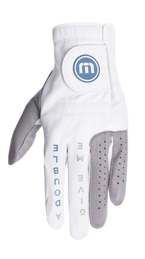 Travis Mathew Double Me 2.0 mens golf glove, white