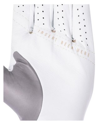 Travis Mathew Double Me 2.0 mens golf glove, white