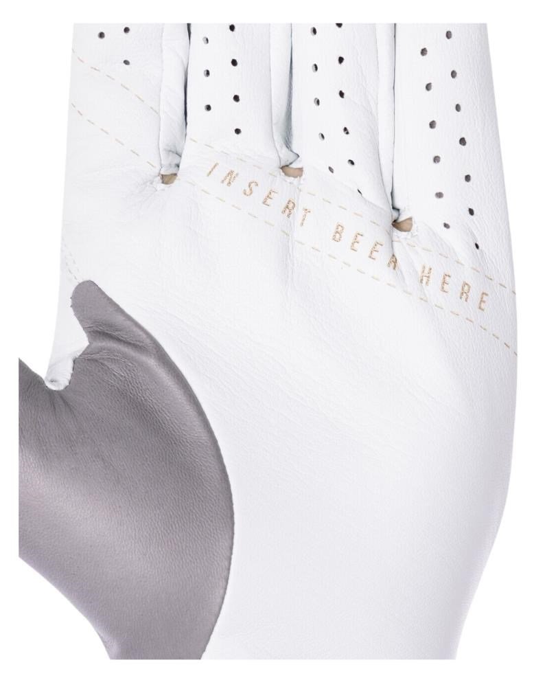Travis Mathew Double Me 2.0 mens golf glove, white