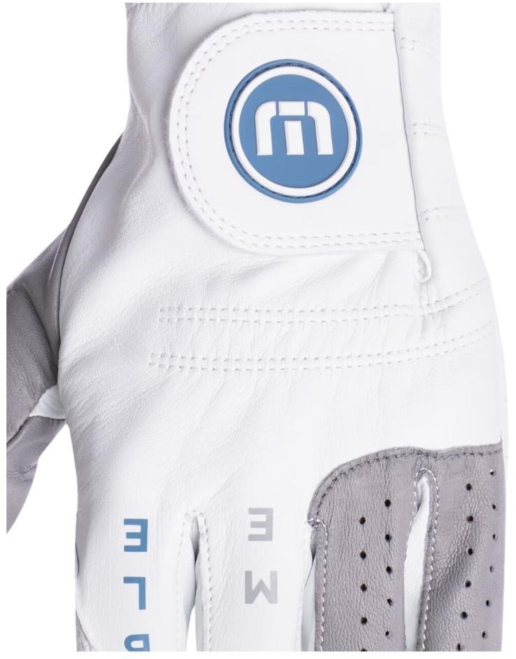 Travis Mathew Double Me 2.0 mens golf glove, white