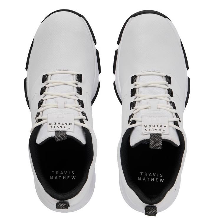 Travis Mathew The Ringer II mens golf shoes, white