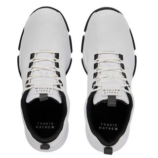 Travis Mathew The Ringer II mens golf shoes, white