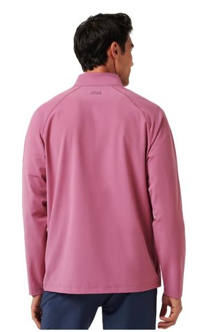 Travis Mathew Air Tram Quarter Zip men's hoodie, rose wine