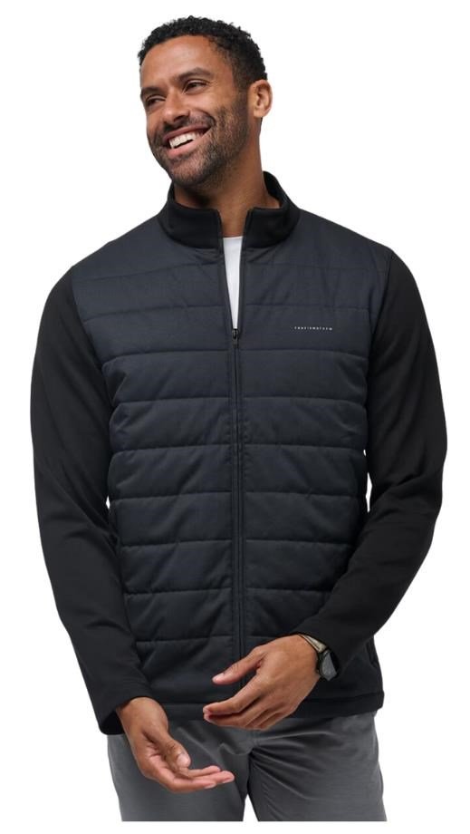 Travis Mathew Point of Sail Full Zip men's jacket, black