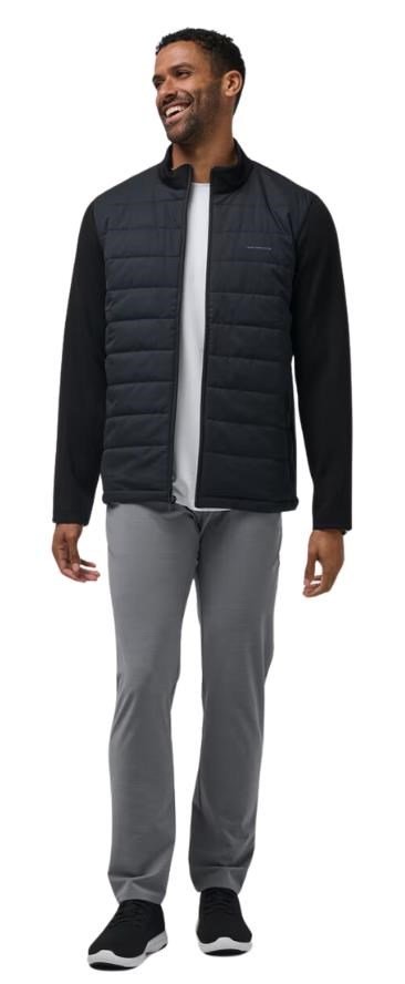 Travis Mathew Point of Sail Full Zip men's jacket, black