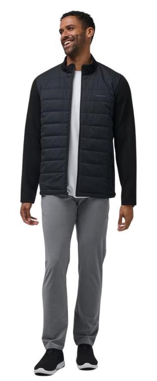 Travis Mathew Point of Sail Full Zip men's jacket, black