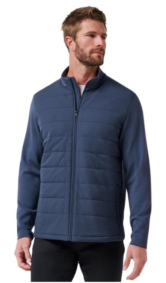 Travis Mathew Point of Sail Full-Zip men's jacket, mood indigo