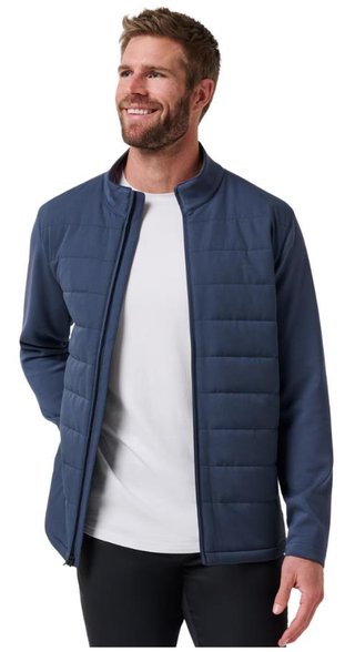 Travis Mathew Point of Sail Full-Zip men's jacket, mood indigo