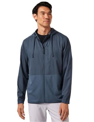 Travis Mathew Deepspace Full Zip men's hoodie, mood indigo/vintage indigo