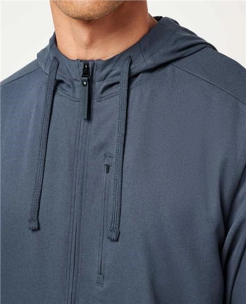 Travis Mathew Deepspace Full Zip men's hoodie, mood indigo/vintage indigo