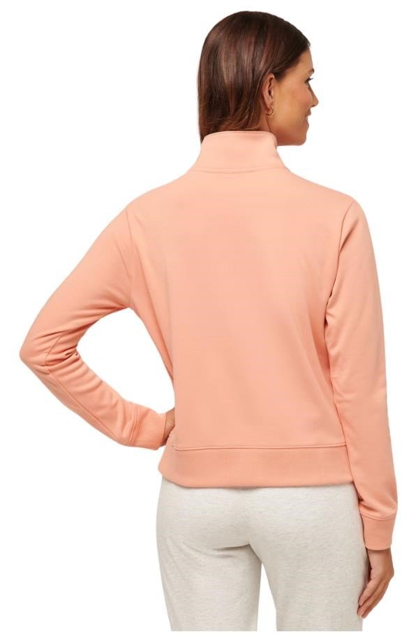 Travis Mathew Cloud Fleece Half-Zip women's sweatshirt, canyon sunset