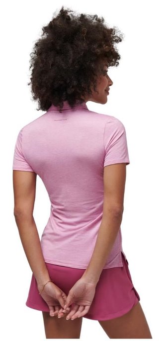 Travis Mathew Featherweight Active women's polo, heather red violet