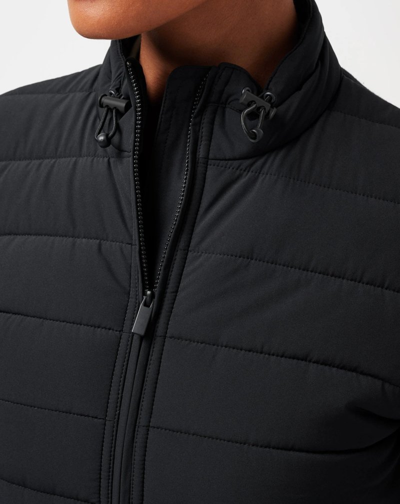 Travis Mathew Skyloft Soft Espresso Martini women's jacket, heather black